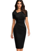 Vestido Midi Nice com Pregas