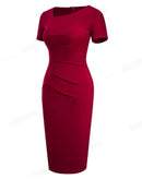 Vestido Midi Nice com Pregas