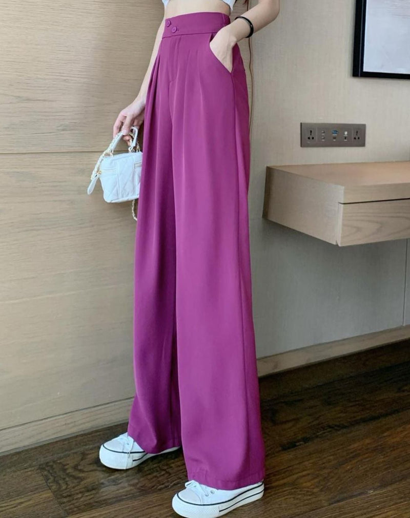 Calça Bahamas Pantalona Cintura Alta