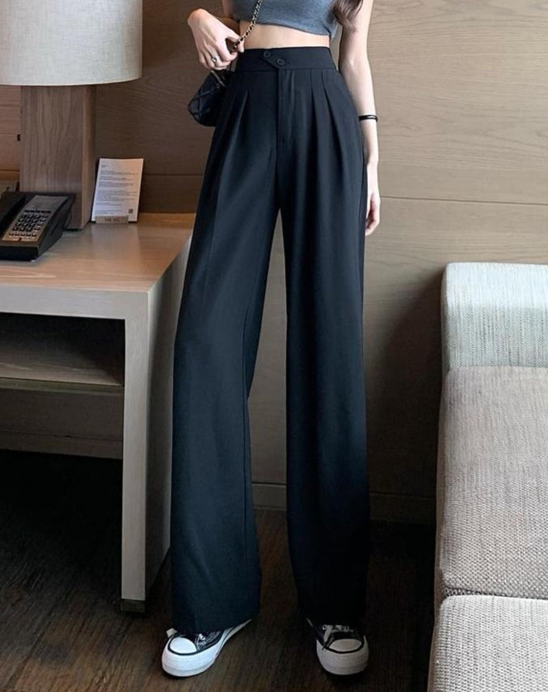 Calça Bahamas Pantalona Cintura Alta