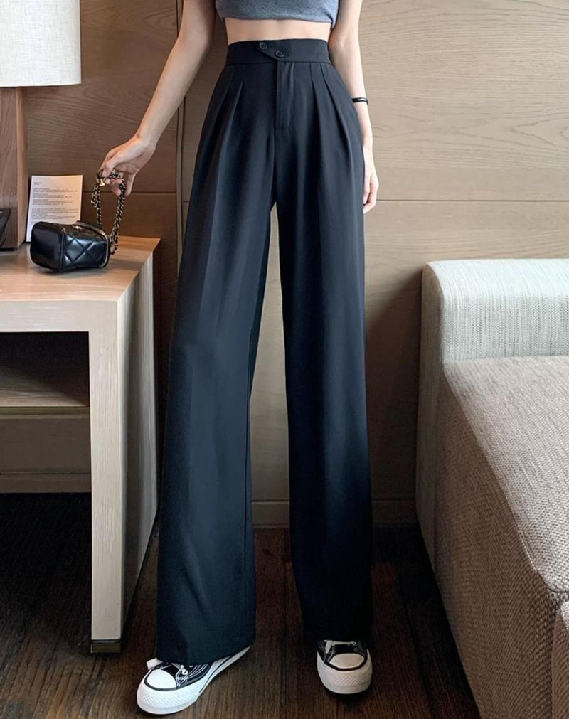 Calça Bahamas Pantalona Cintura Alta