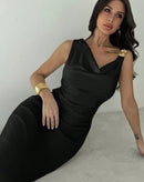 Vestido Midi Sophia Estilo Regata