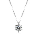 Colar De Prata Com Pingente Zircônia