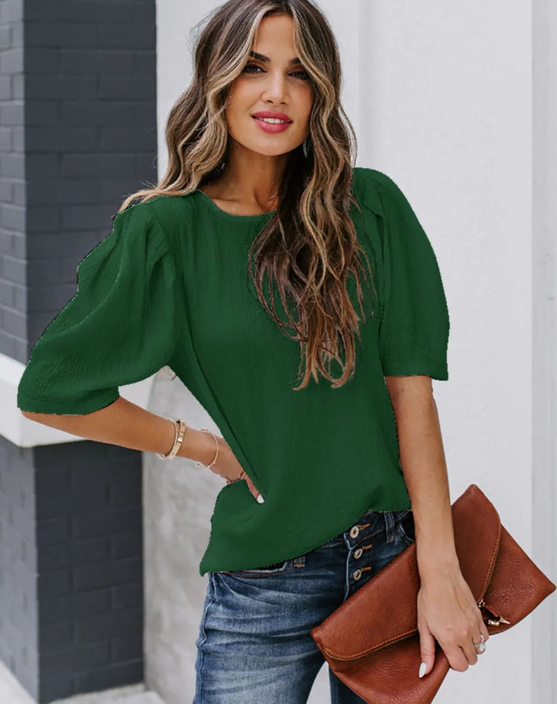 Blusa Key com Mangas Balão