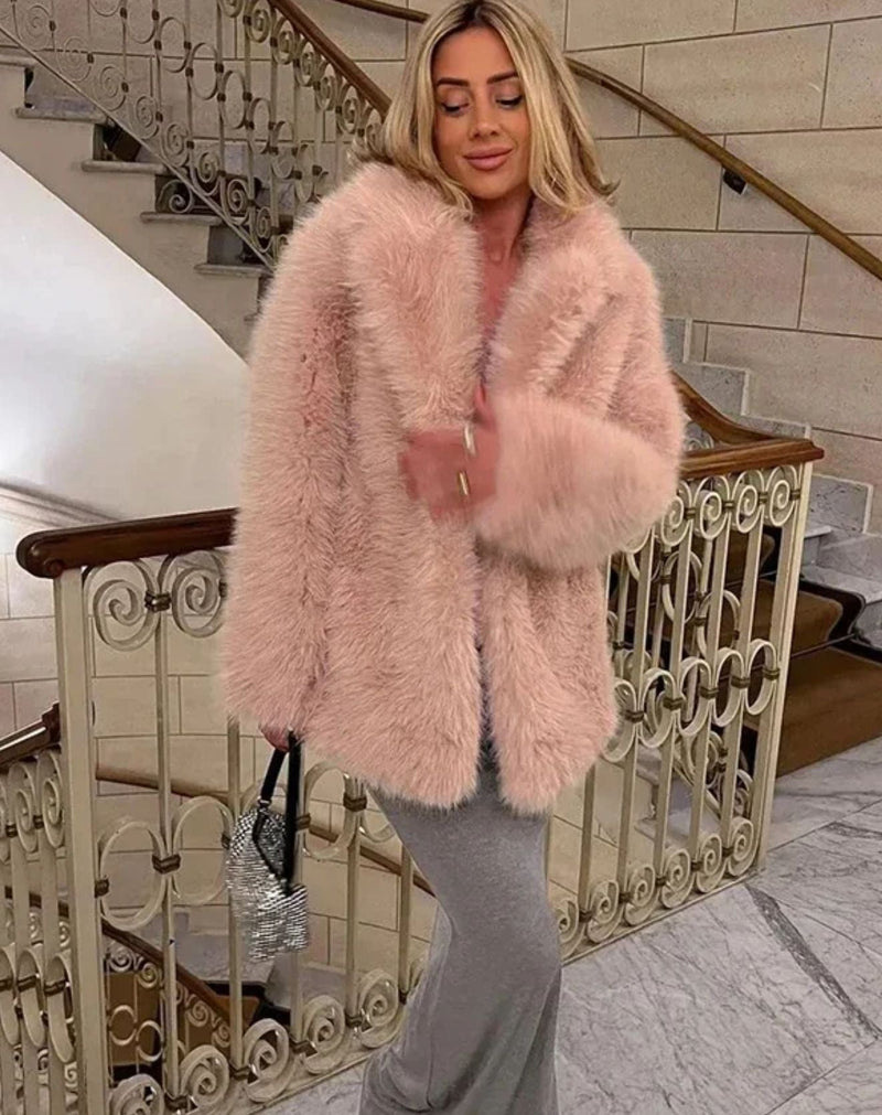 Casaco Lowell de Pelos com Bolsos