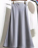 Saia Midi Lunna de Seda