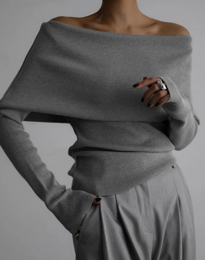 Blusa Lyor Ombro a Ombro com Mangas