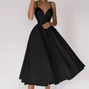 Vestido Midi Married com Decote em V