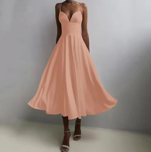 Vestido Midi Married com Decote em V