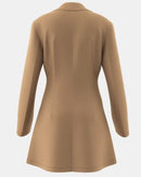 Casaco Mia Alongado de Lã com Bolsos