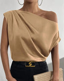 Blusa Morina de Um Ombro Só