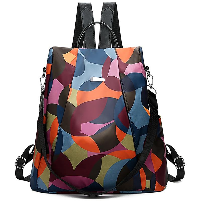Mochila de Mujer en Cuero Multicor