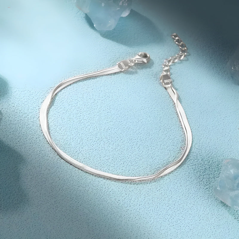 Pulseira Feminina de Prata Fine