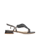 Rasteira Foglio Prata Velho