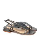 Rasteira Foglio Prata Velho