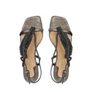 Rasteira Foglio Prata Velho