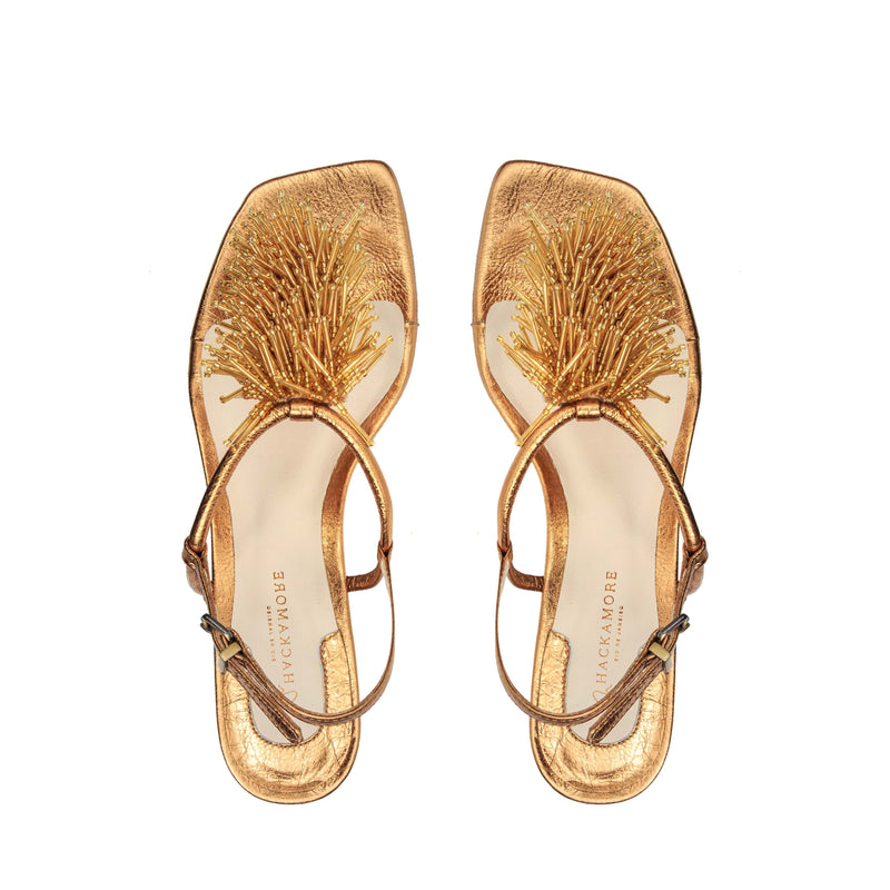 Sandália Nina Ouro
