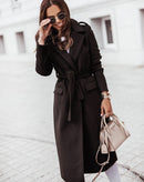 Casaco Sindy de Lã Batida Alongado com Amarração