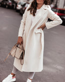 Casaco Sindy de Lã Batida Alongado com Amarração