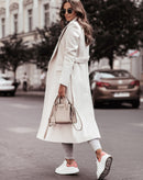 Casaco Sindy de Lã Batida Alongado com Amarração