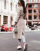 Casaco Sindy de Lã Batida Alongado com Amarração