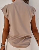 Blusa Streetwear com Mangas Curtas