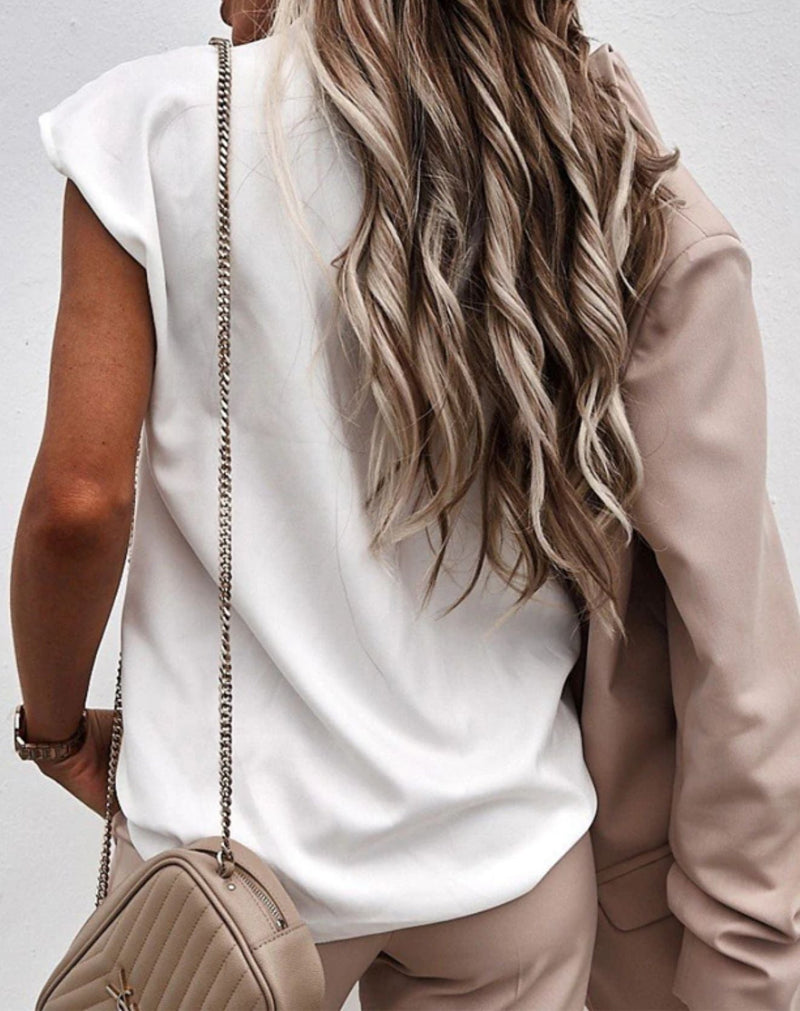 Blusa Streetwear com Mangas Curtas